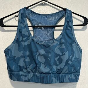 ZYIA Blue Camouflage Bomber Bra